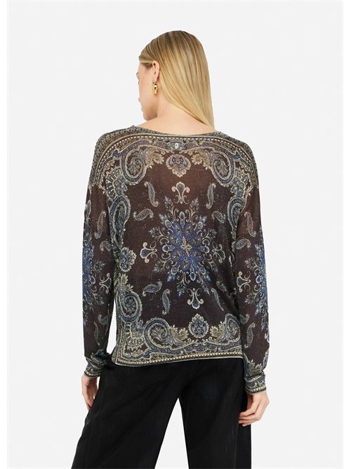 Maglia in lurex® LIU JO | MF5368MA71N/P9156